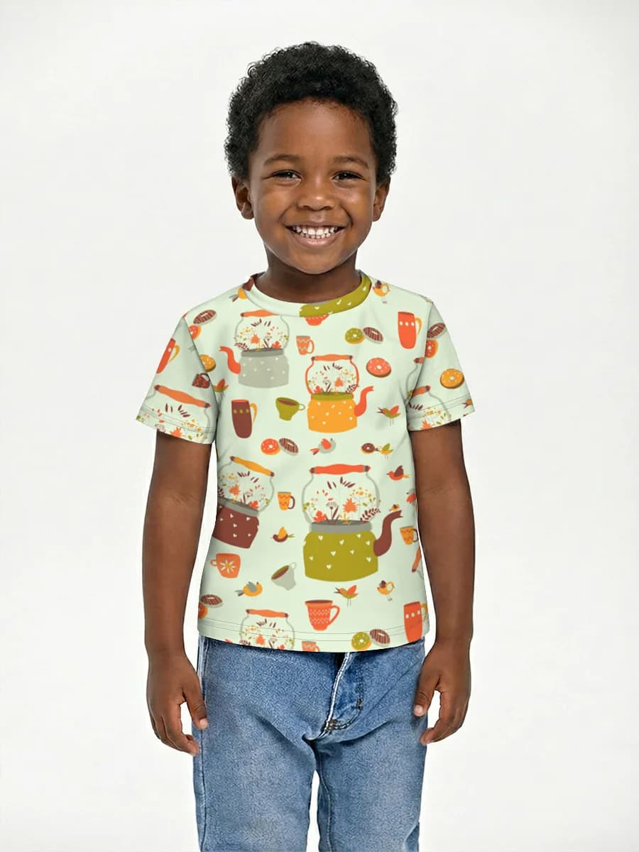 Children's cotton T-shirt (for boys. Copy)