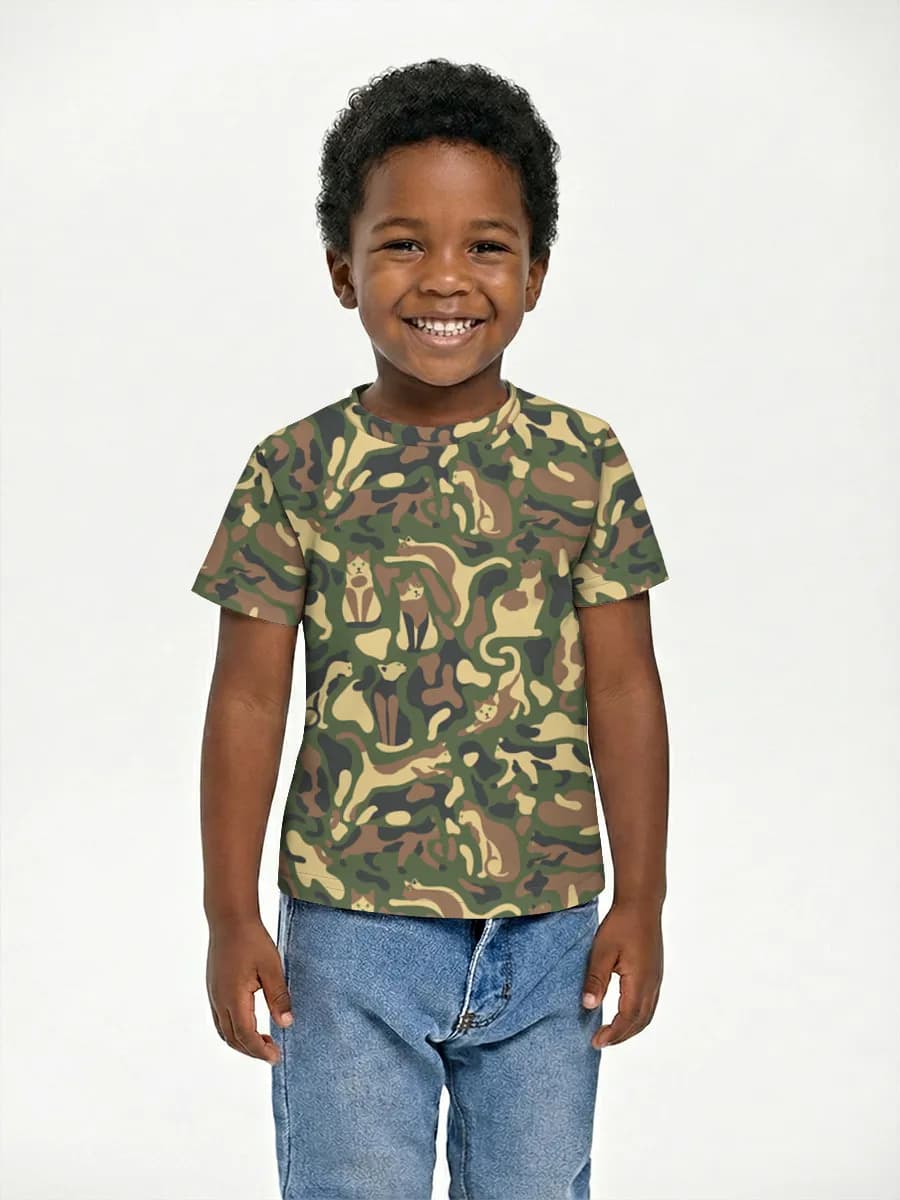 Children's cotton T-shirt (for boys. Copy)