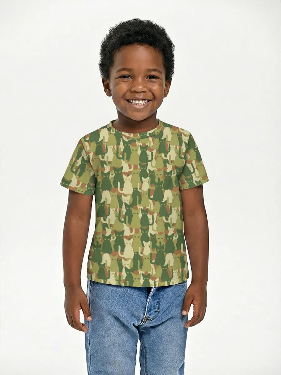 Children's cotton T-shirt (for boys. Copy)