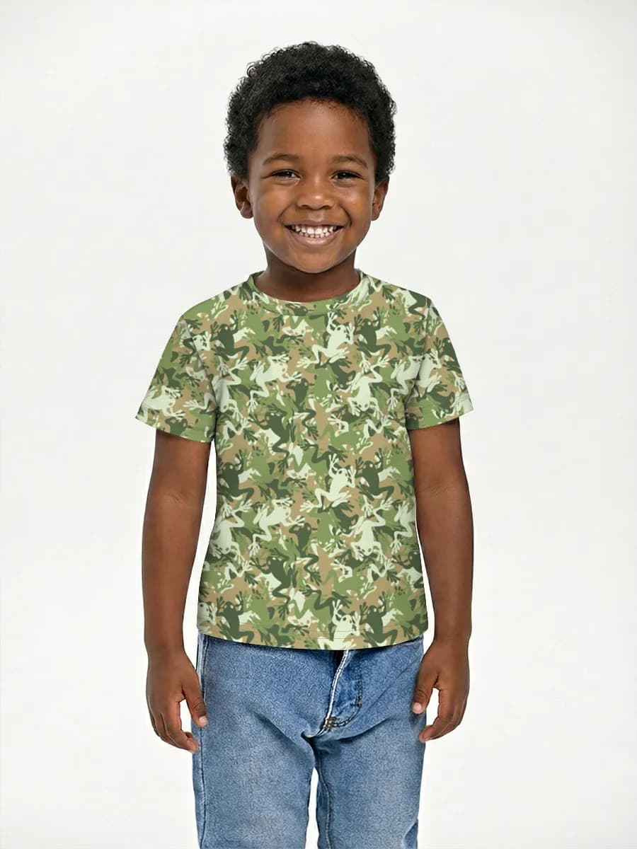 Frog Camouflage Print