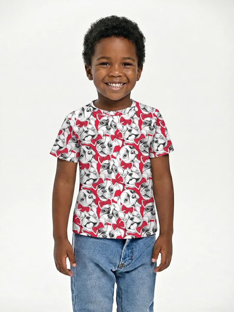Children's cotton T-shirt (for boys. Copy)