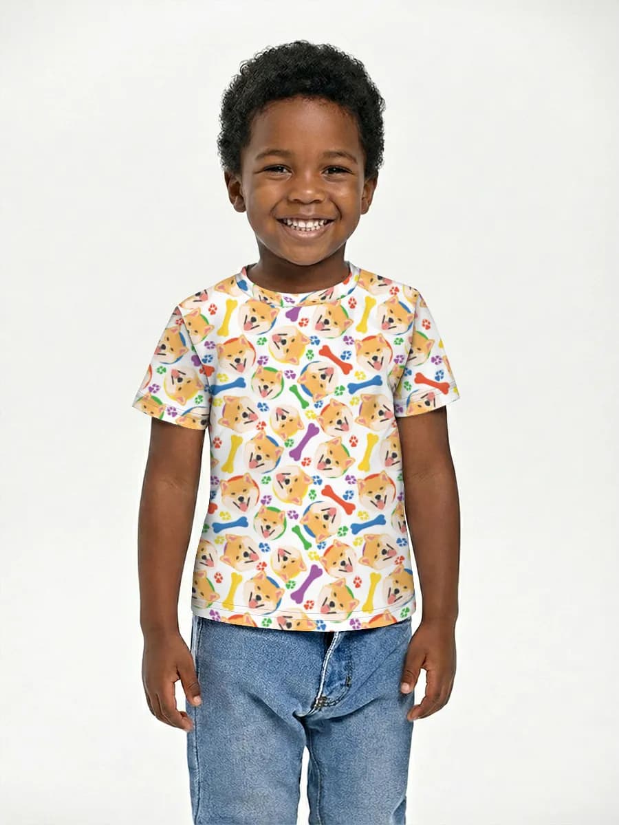 Children's cotton T-shirt (for boys. Copy)