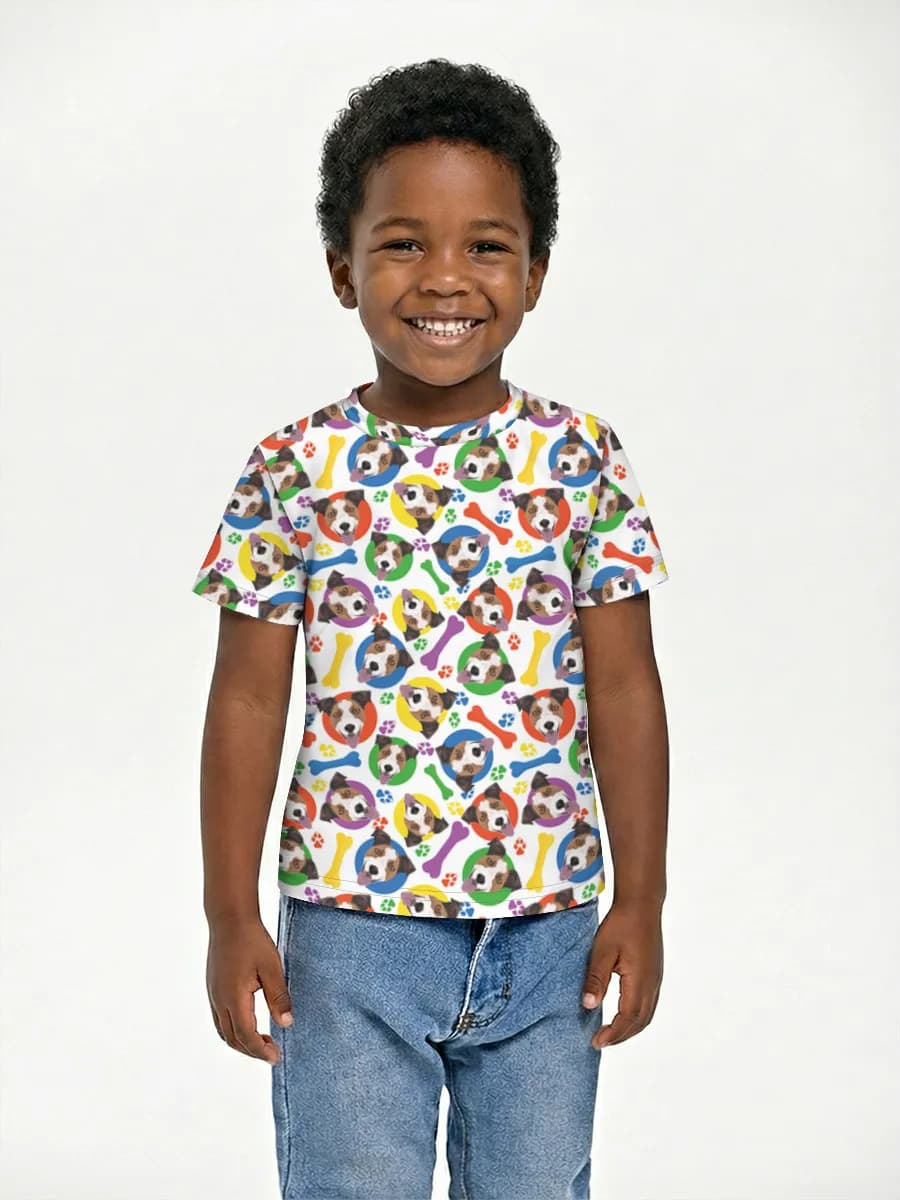 Children's cotton T-shirt (for boys. Copy)