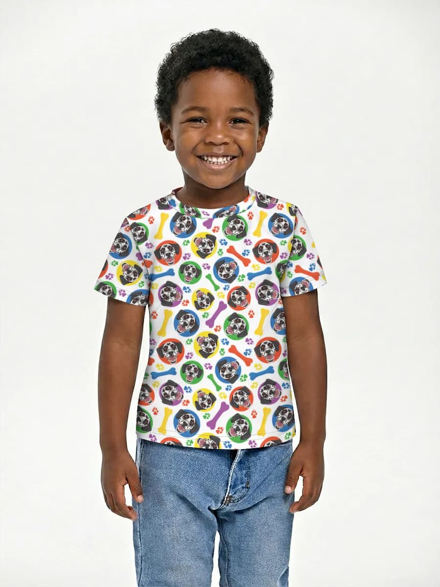 Children's cotton T-shirt (for boys. Copy)