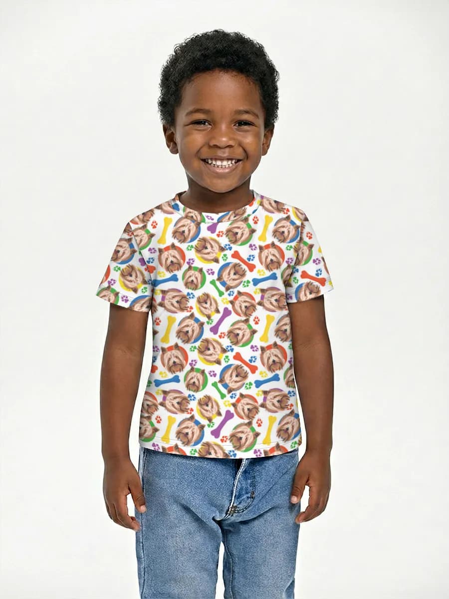 Children's cotton T-shirt (for boys. Copy)