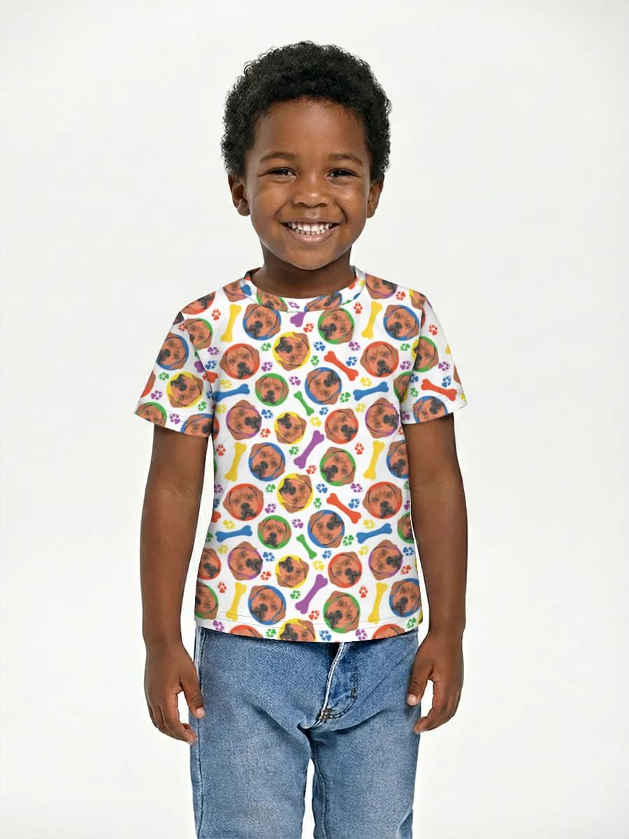 Children's cotton T-shirt (for boys. Copy)