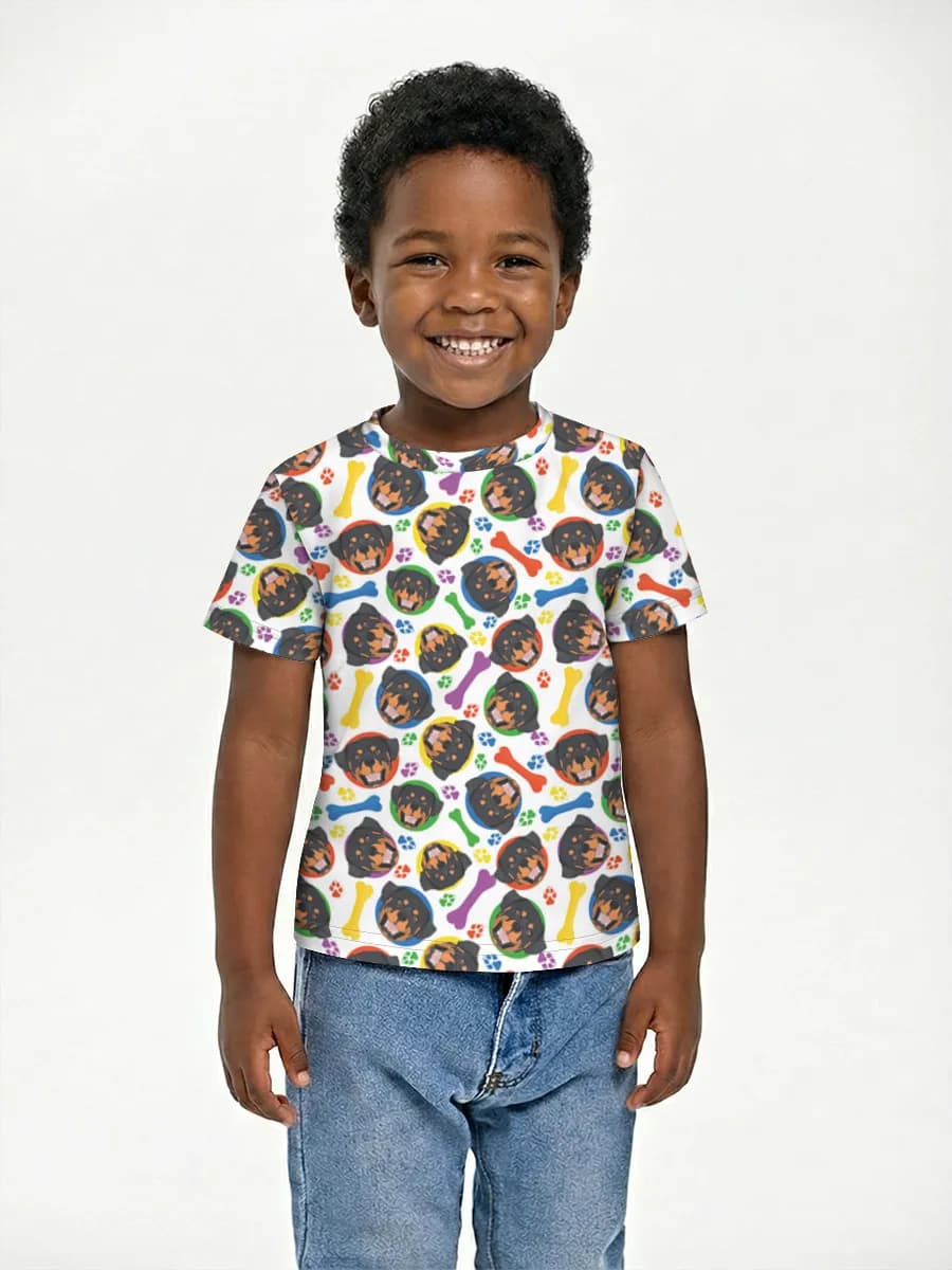 Children's cotton T-shirt (for boys. Copy)
