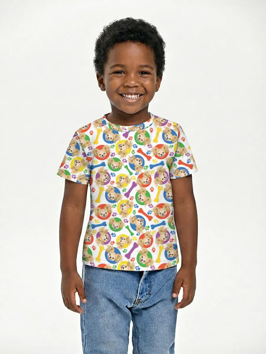 Children's cotton T-shirt (for boys. Copy)