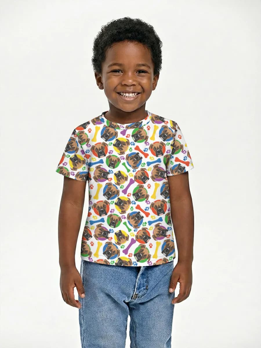Children's cotton T-shirt (for boys. Copy)