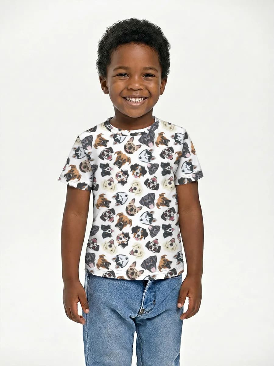 Children's cotton T-shirt (for boys. Copy)