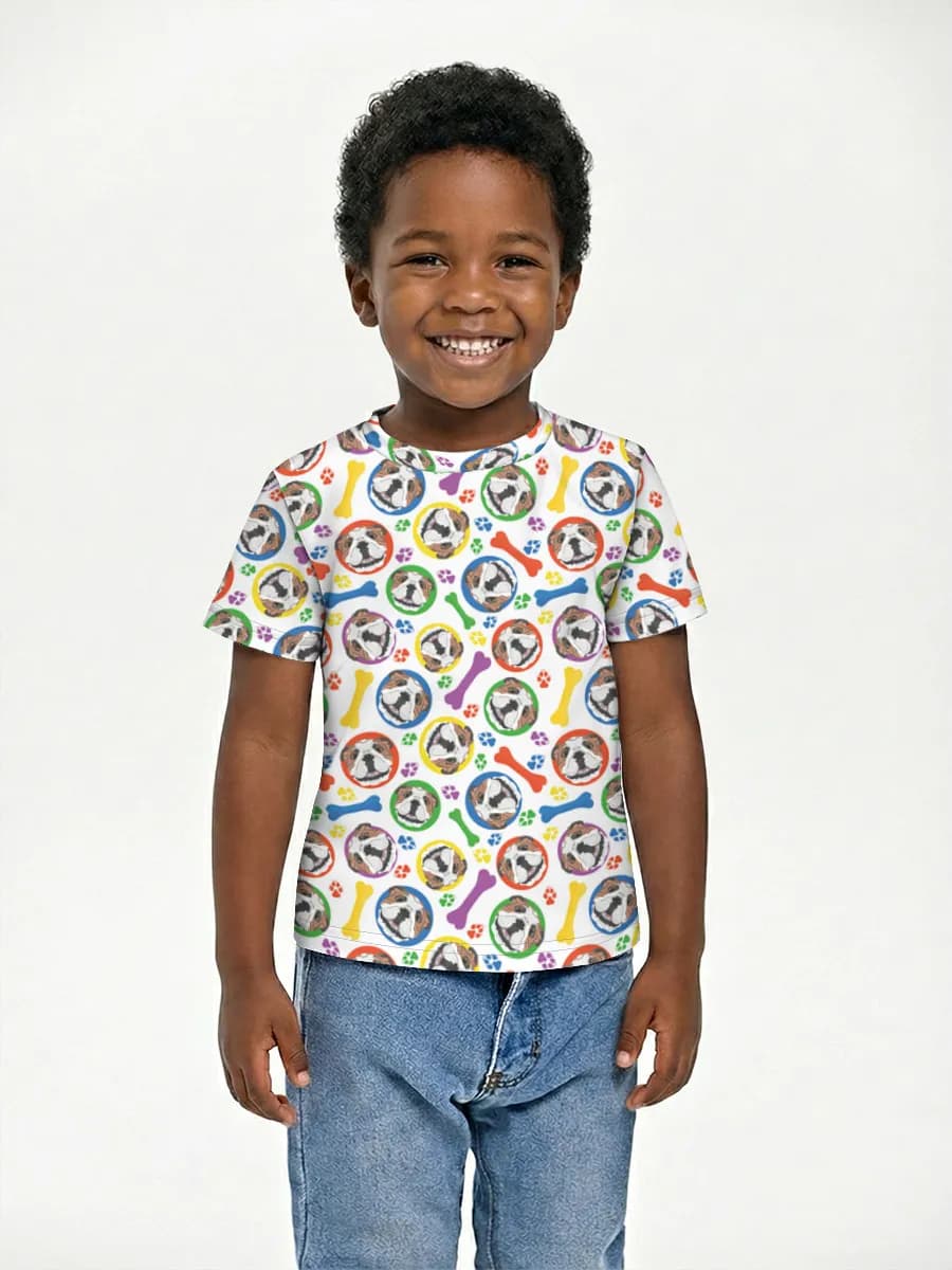 Children's cotton T-shirt (for boys. Copy)