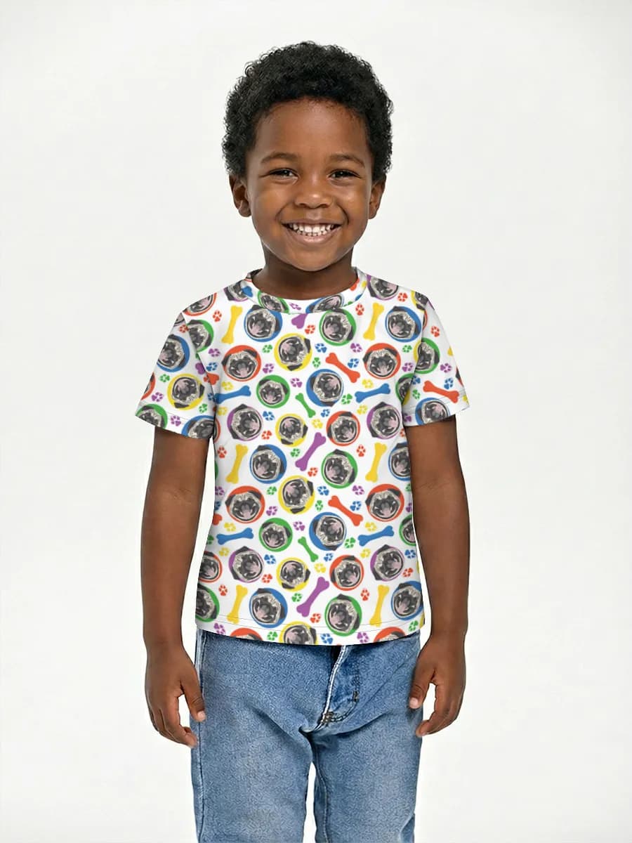 Children's cotton T-shirt (for boys. Copy)