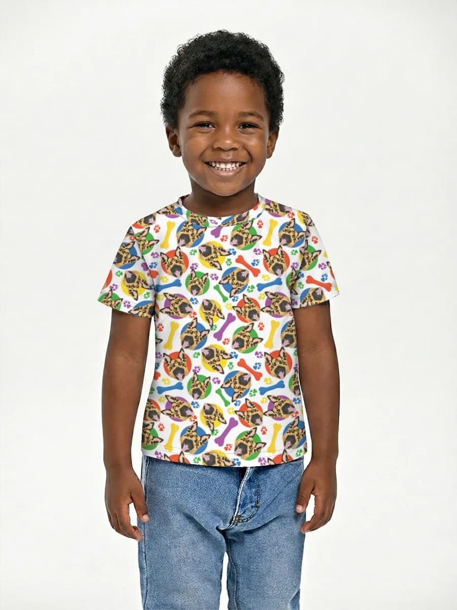 Children's cotton T-shirt (for boys. Copy)