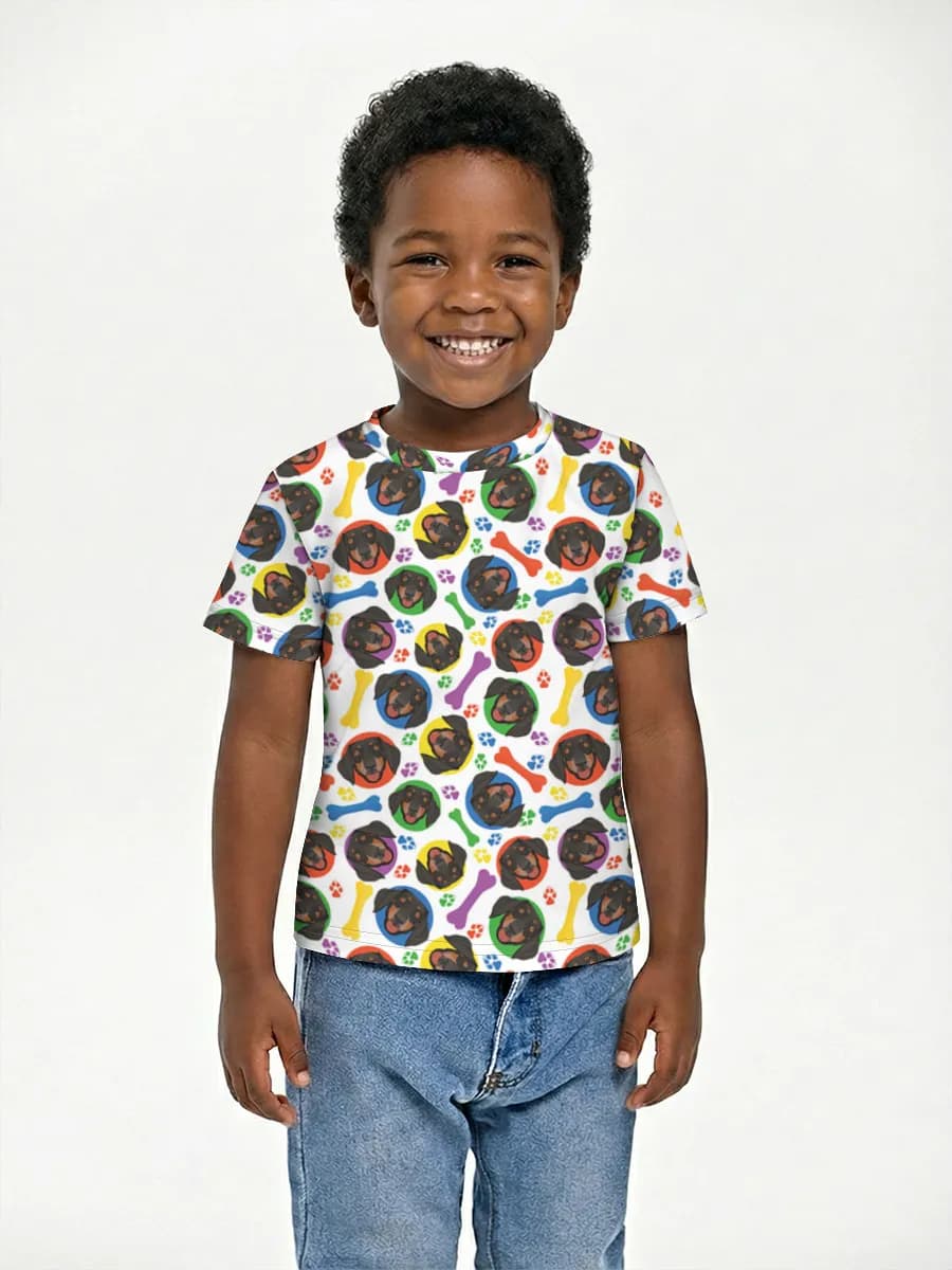 Children's cotton T-shirt (for boys. Copy)