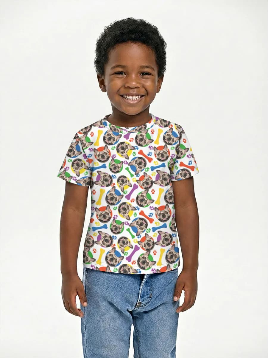 Children's cotton T-shirt (for boys. Copy)