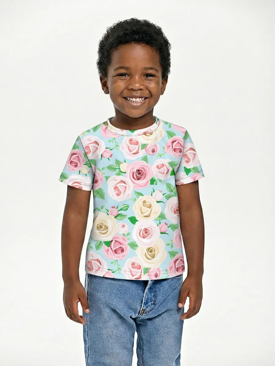 Children's cotton T-shirt (for boys. Copy)