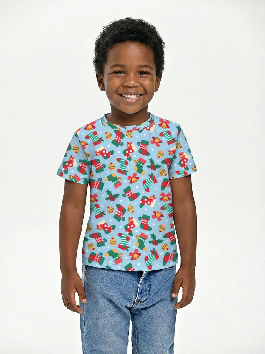 Children's cotton T-shirt (for boys. Copy)