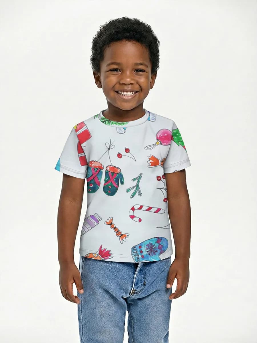 Children's cotton T-shirt (for boys. Copy)