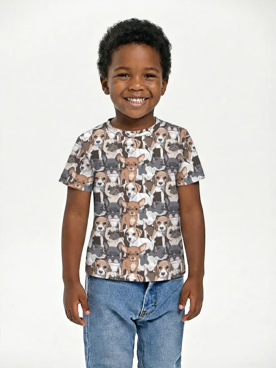 Children's cotton T-shirt (for boys. Copy)