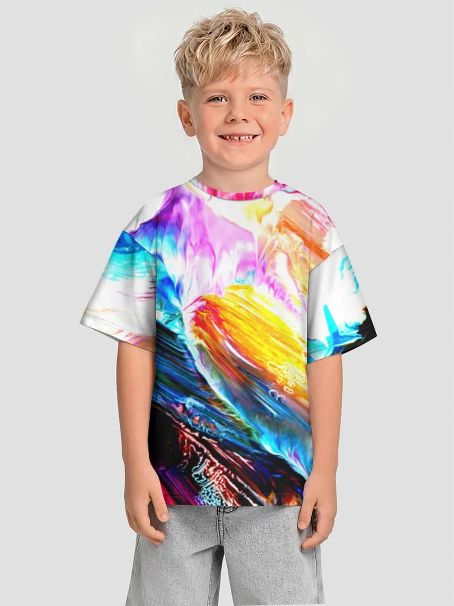 Vibrant Fluid Color Splash
