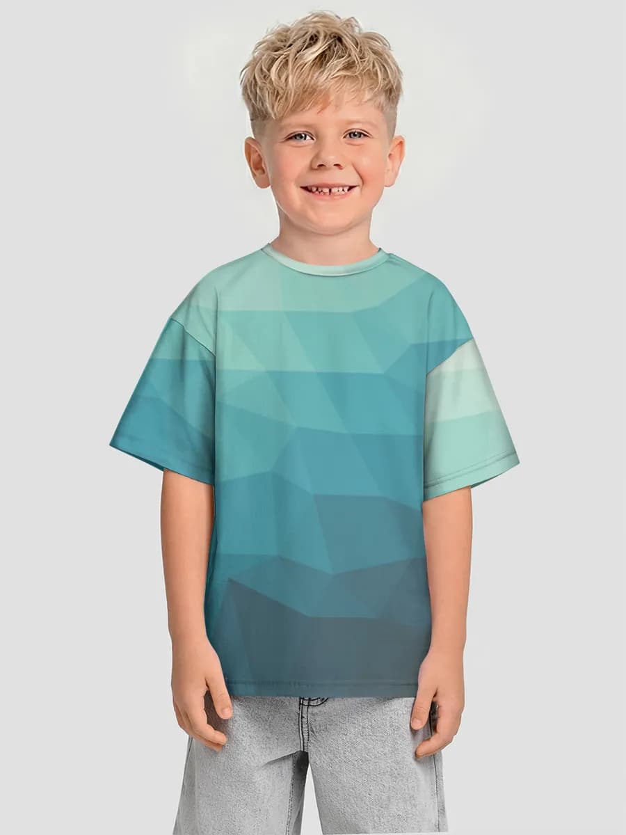 Teal Low Poly Gradient