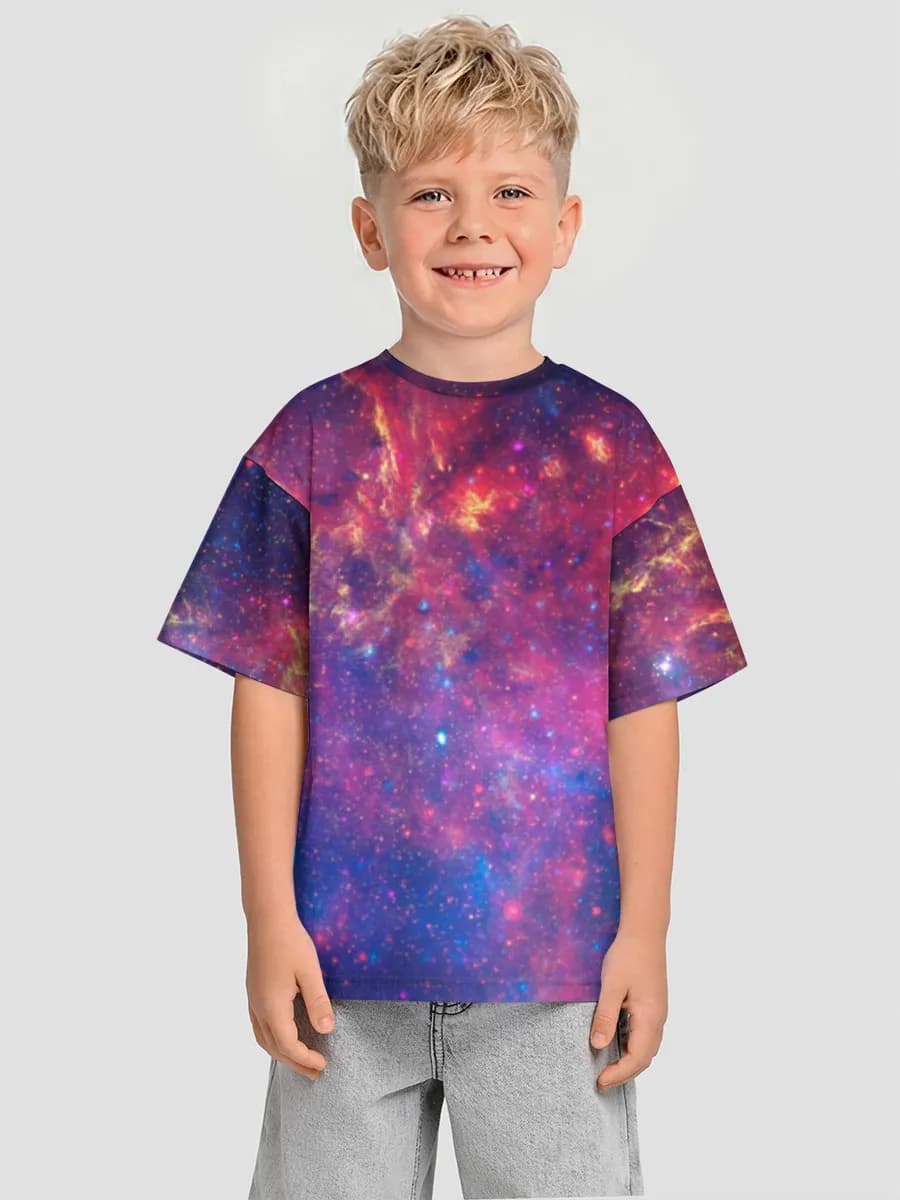 Vibrant Cosmic Nebula