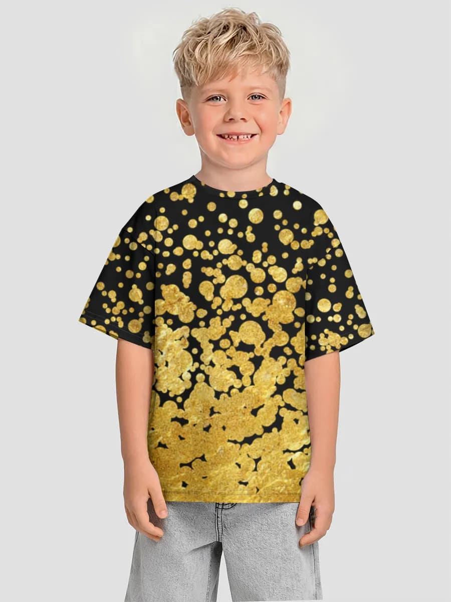 Gold Glitter Confetti Burst