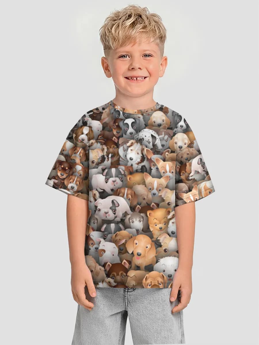 Cute Puppy Crowd