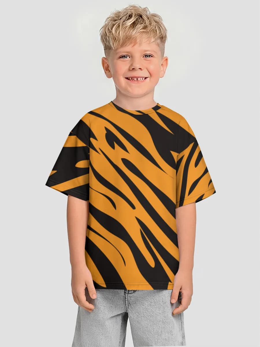 Orange Tiger Stripes