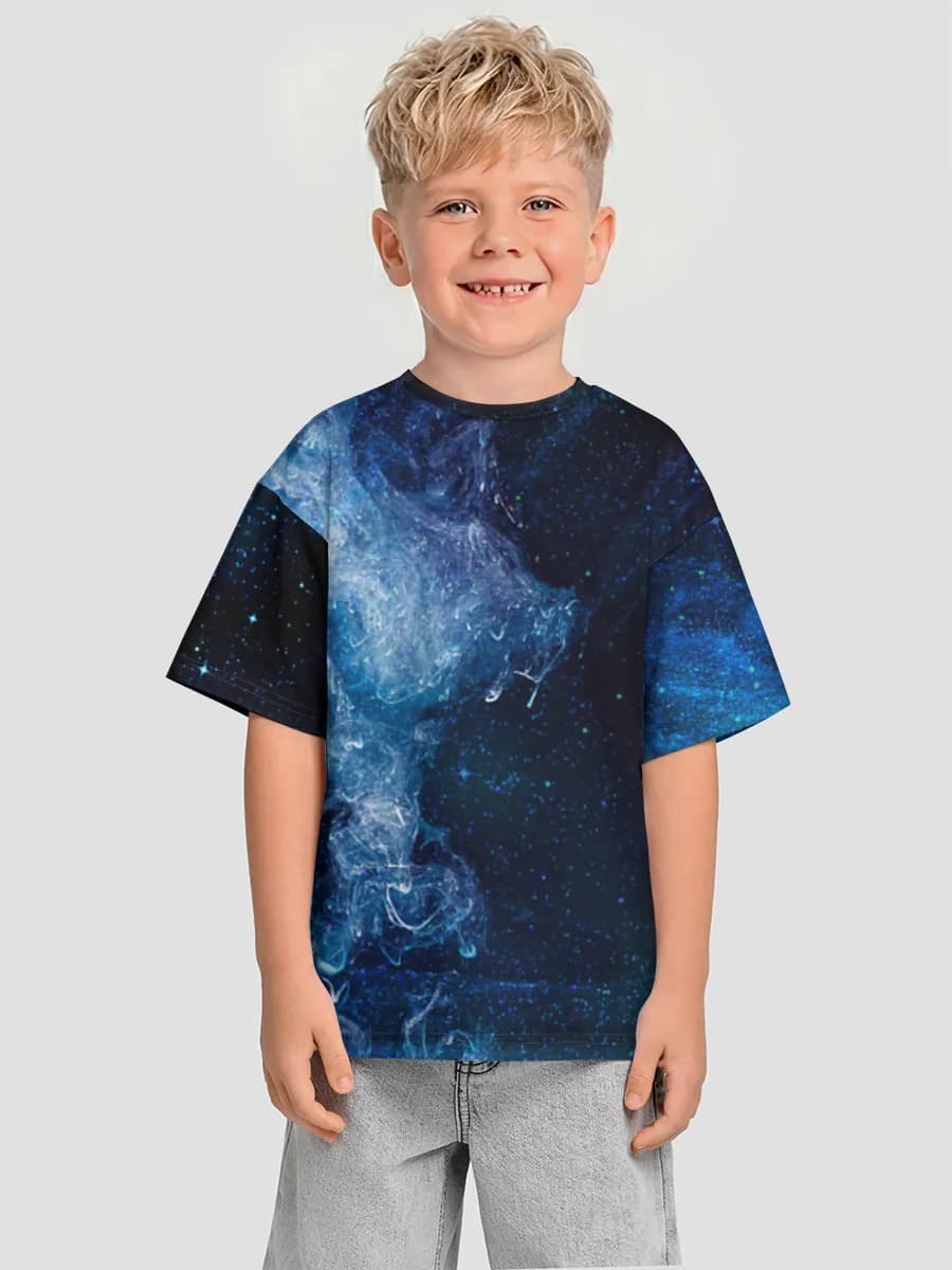 Blue Nebula Starfield