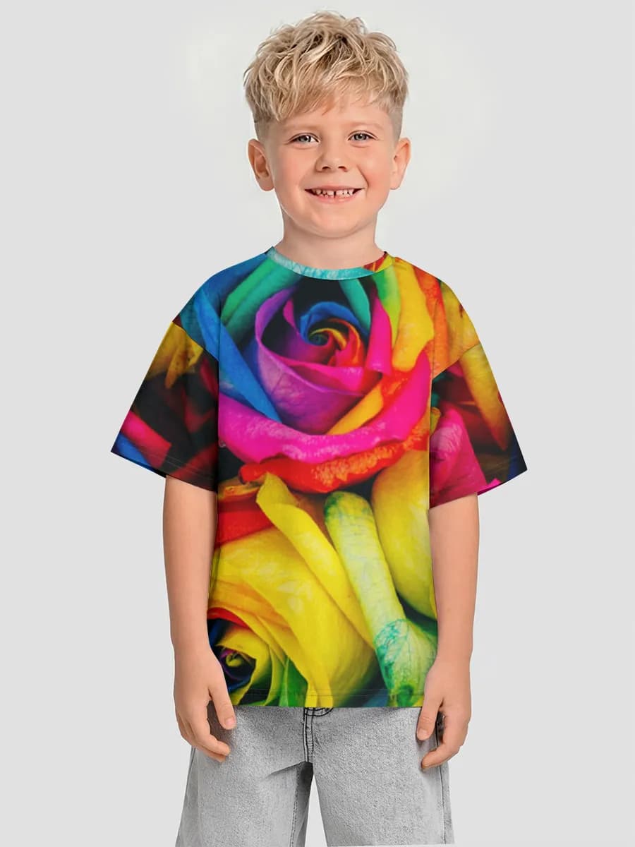 Rainbow Rose Bouquet