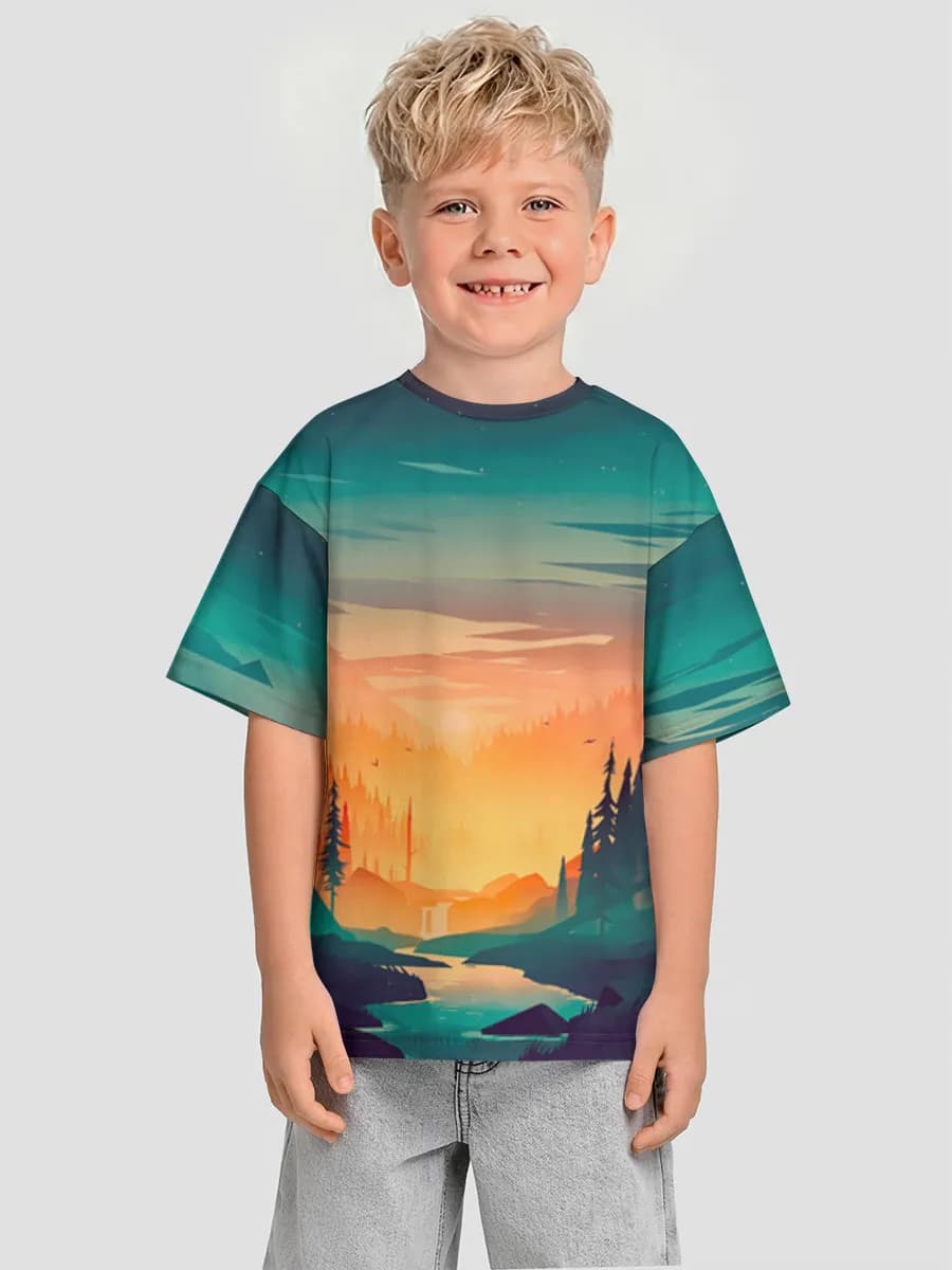 Children's T-shirt. Oversized