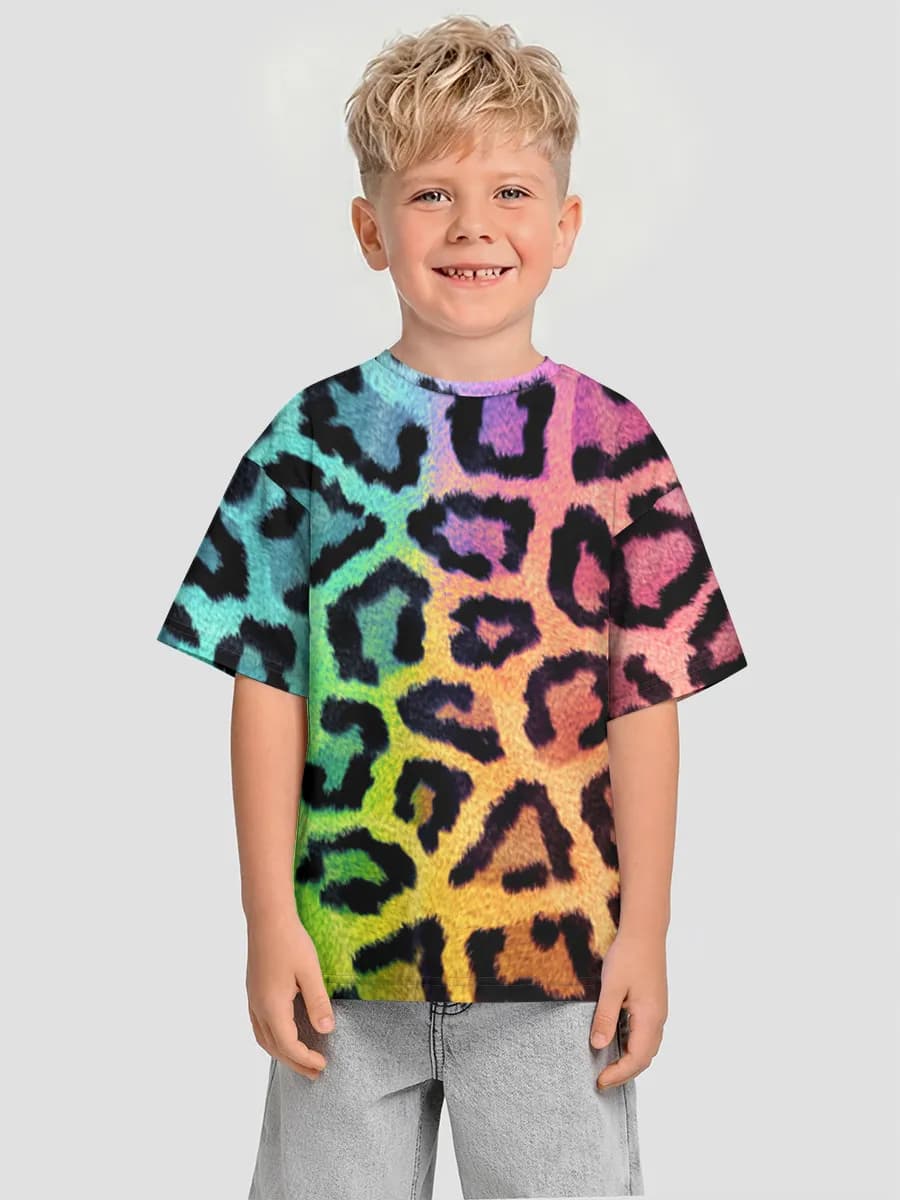 Rainbow Leopard Print