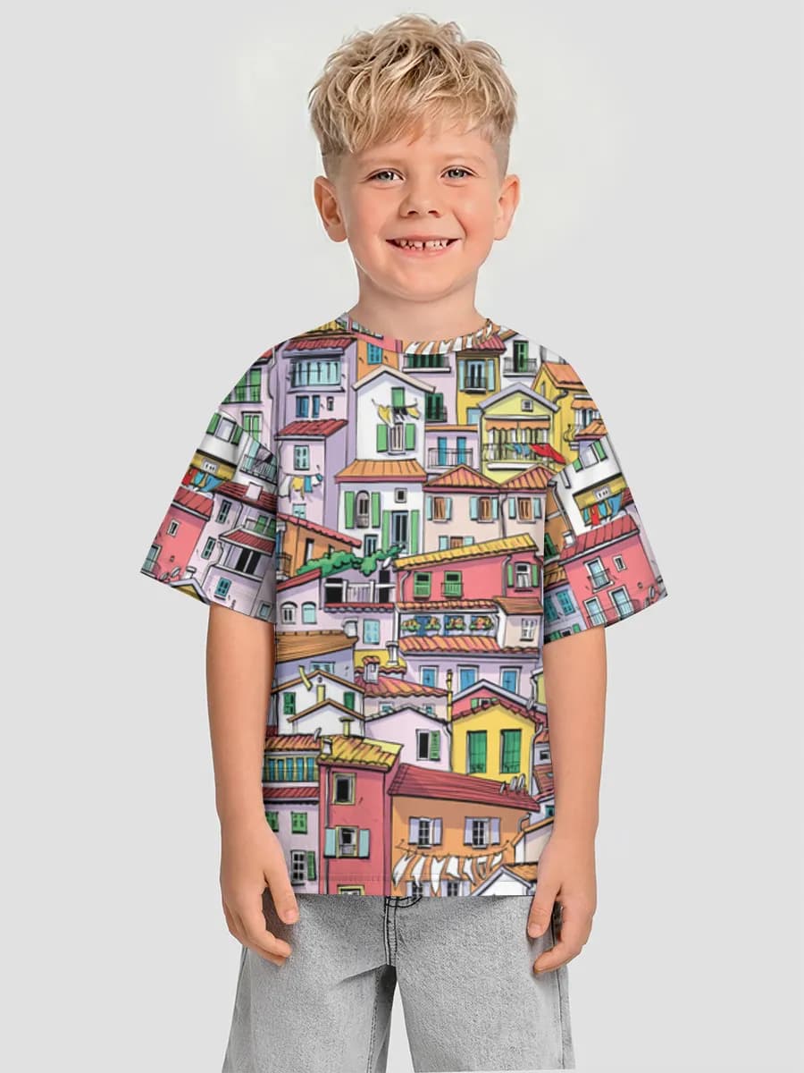 Colorful Mediterranean Village