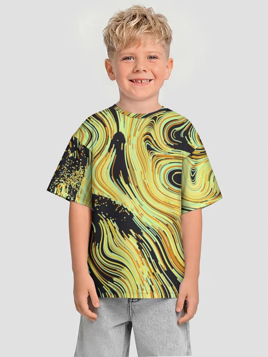 Neon Swirl Topography