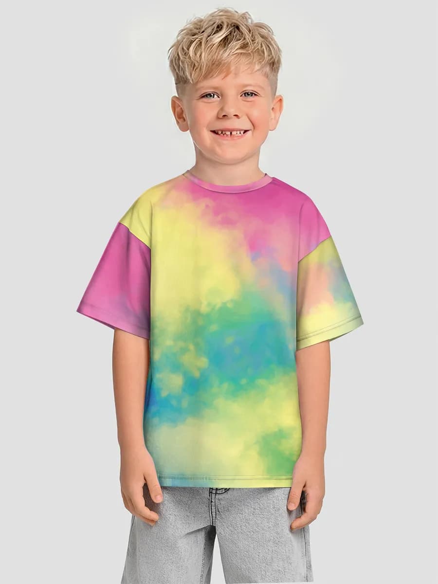 Pastel Rainbow Watercolor Wash