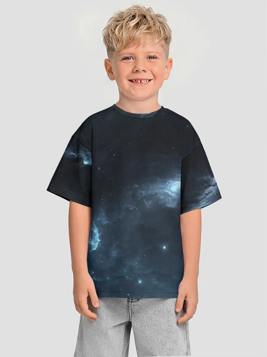 Blue Cosmic Nebula