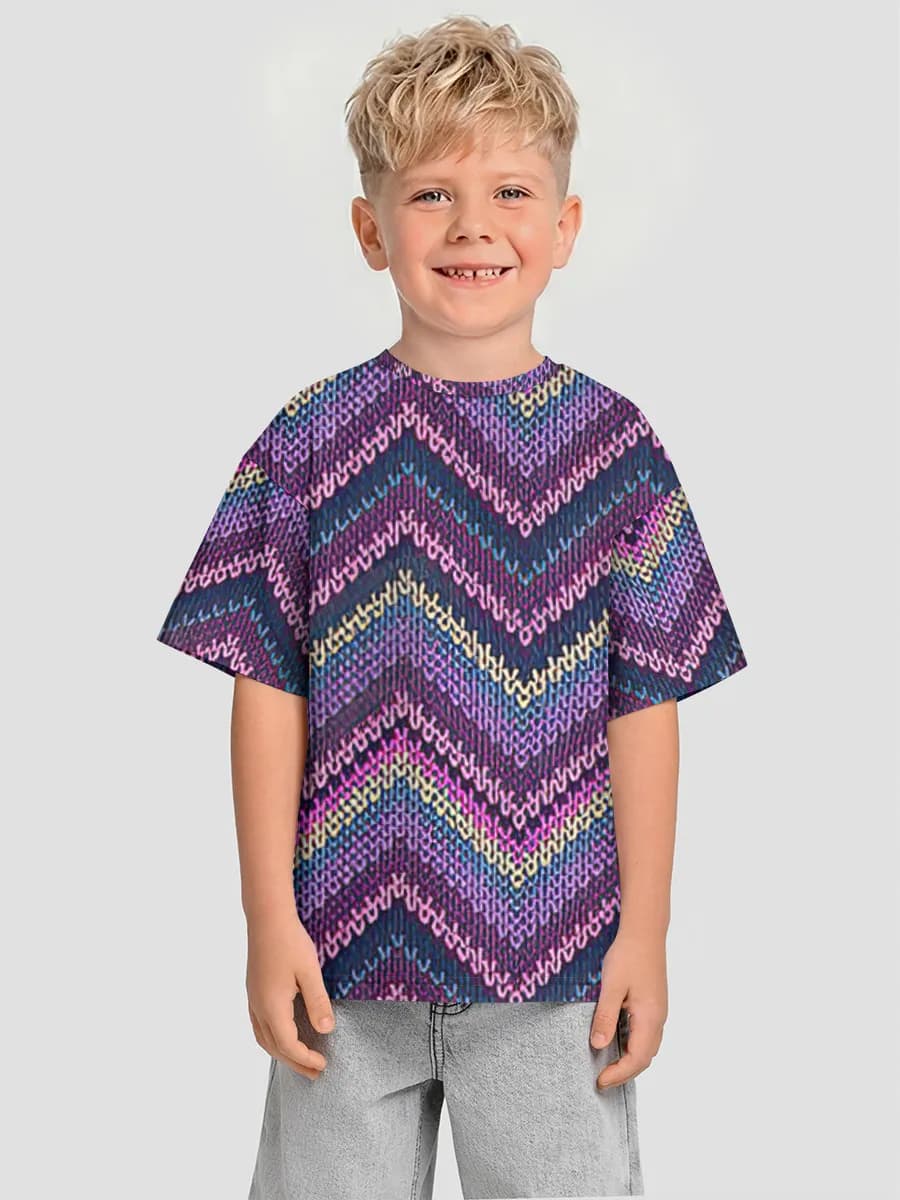Colorful Chevron Knit