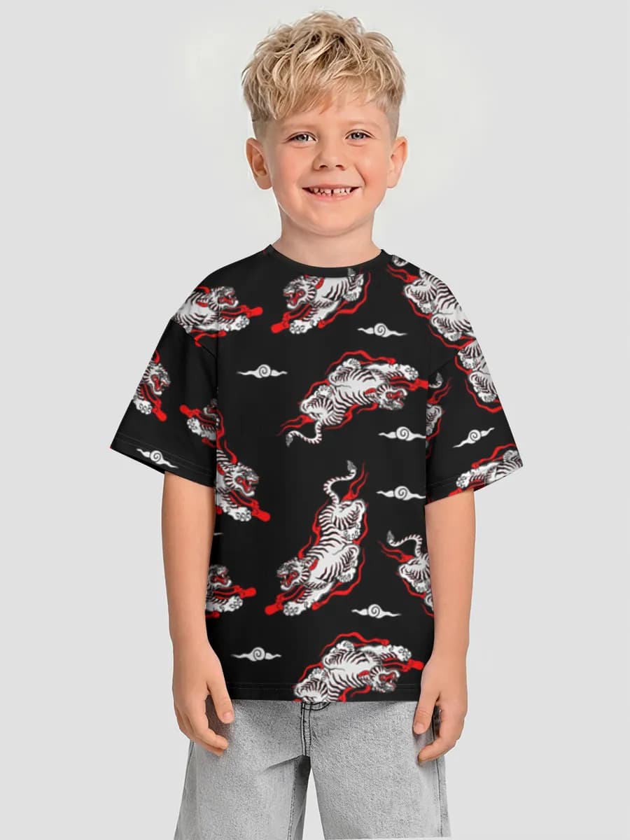 Flaming White Tiger