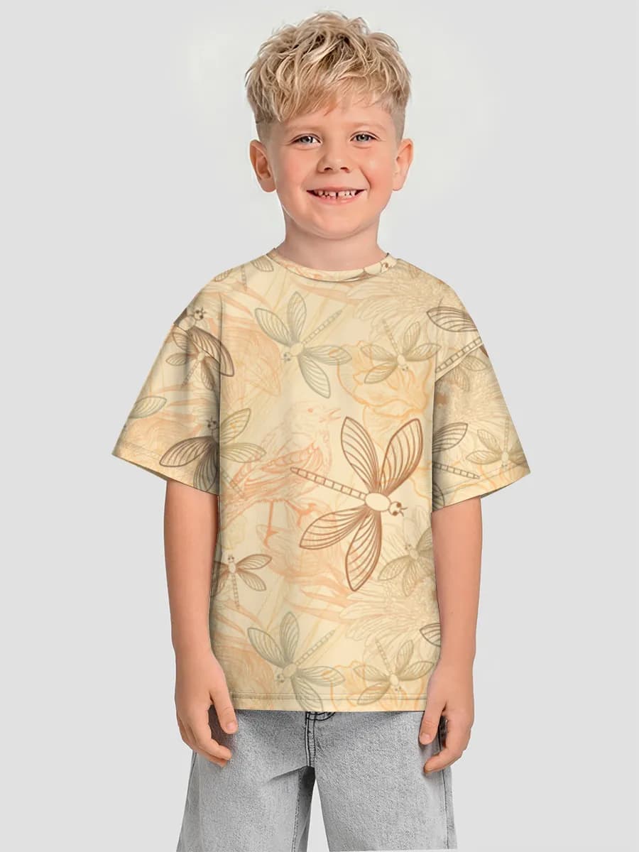 Vintage Dragonflies And Florals