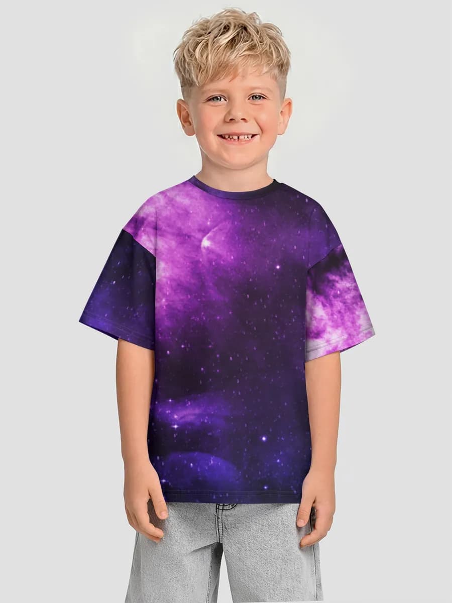 Purple Nebula Starfield
