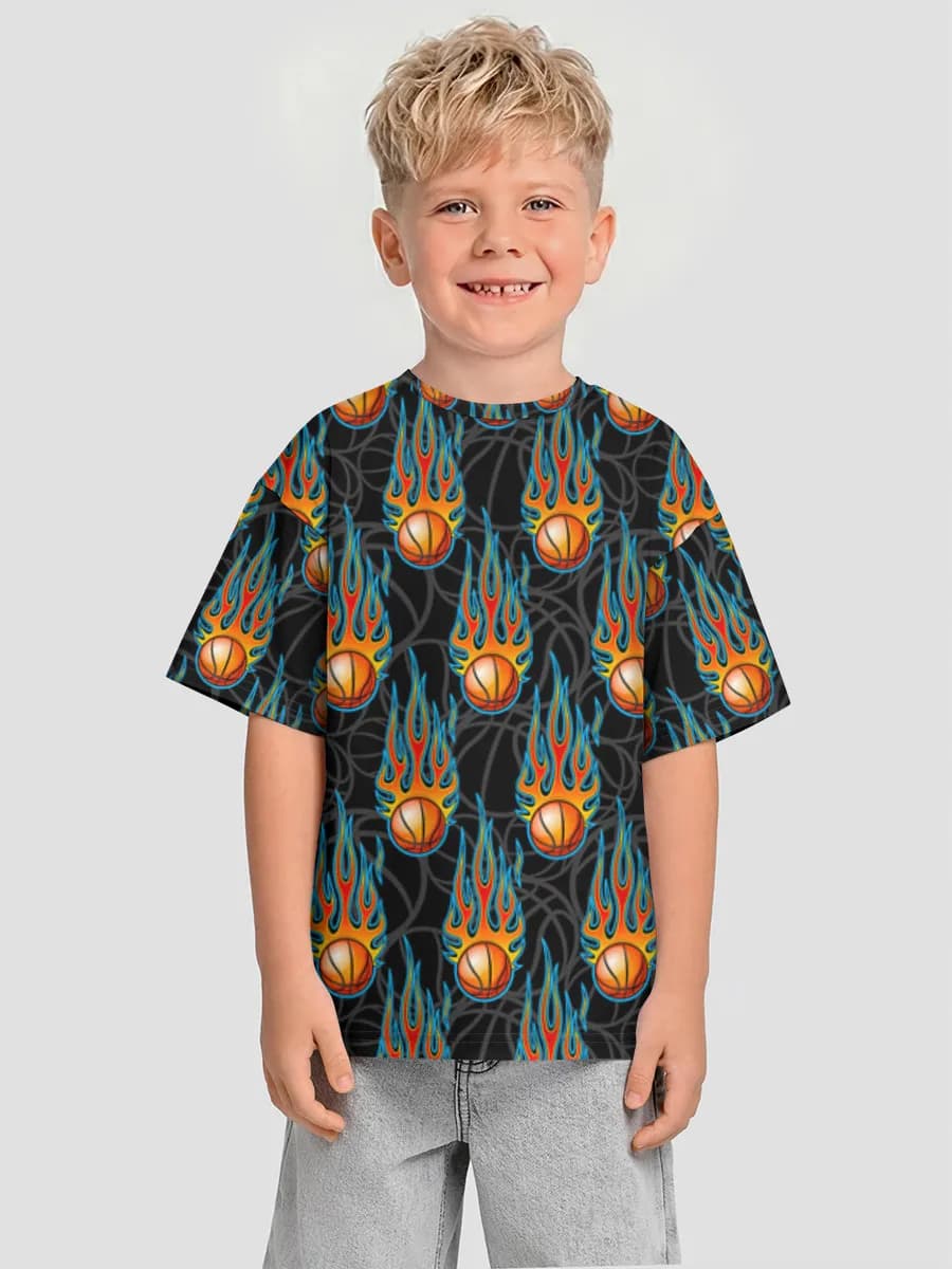 Flaming Basketballs