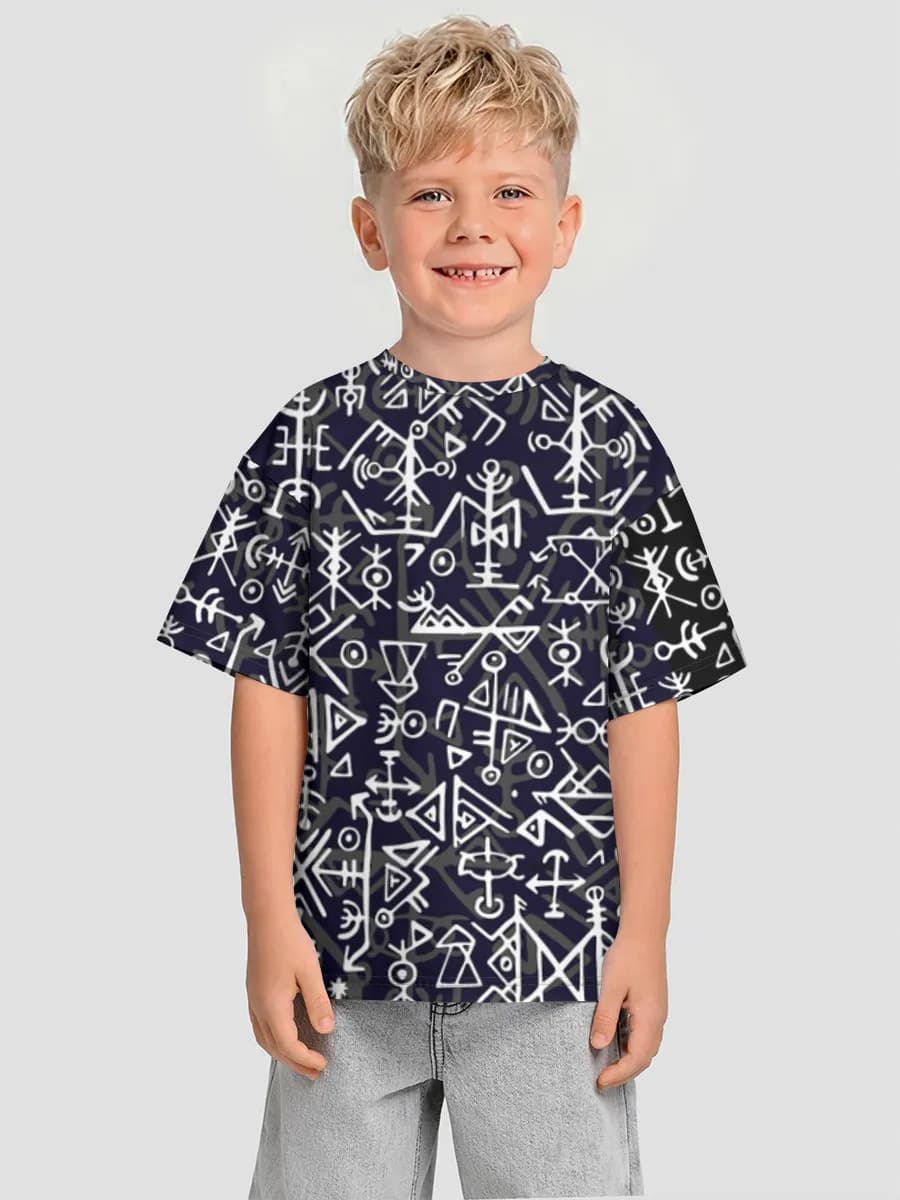 Abstract Tribal Glyphs