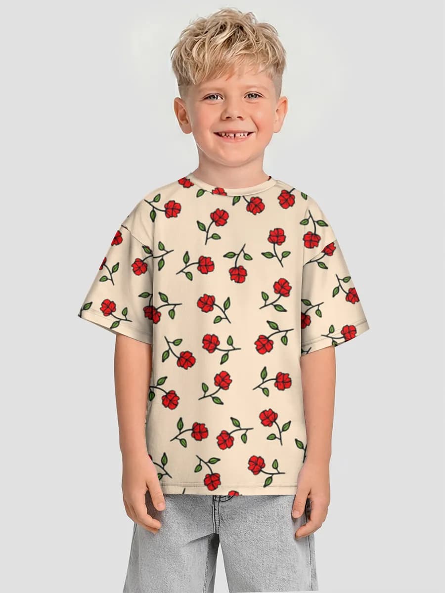 Scattered Red Roses