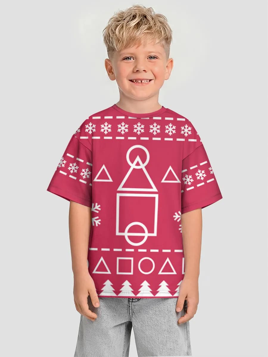 Geometric Holiday Sweater Design