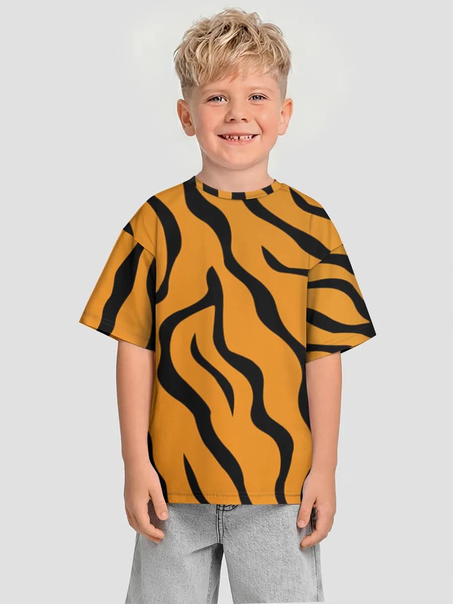 Orange Tiger Stripes