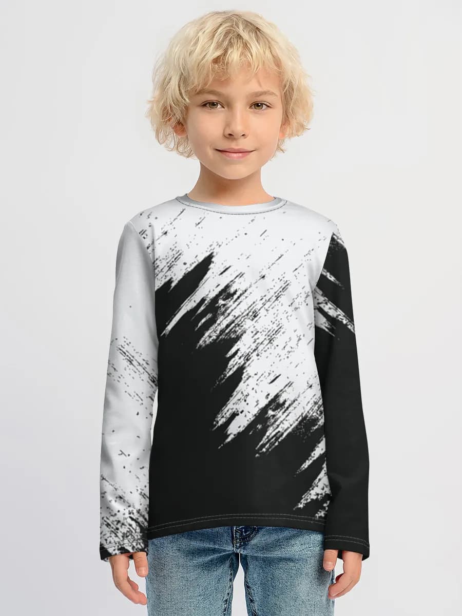 Children's cotton long sleeve shirt