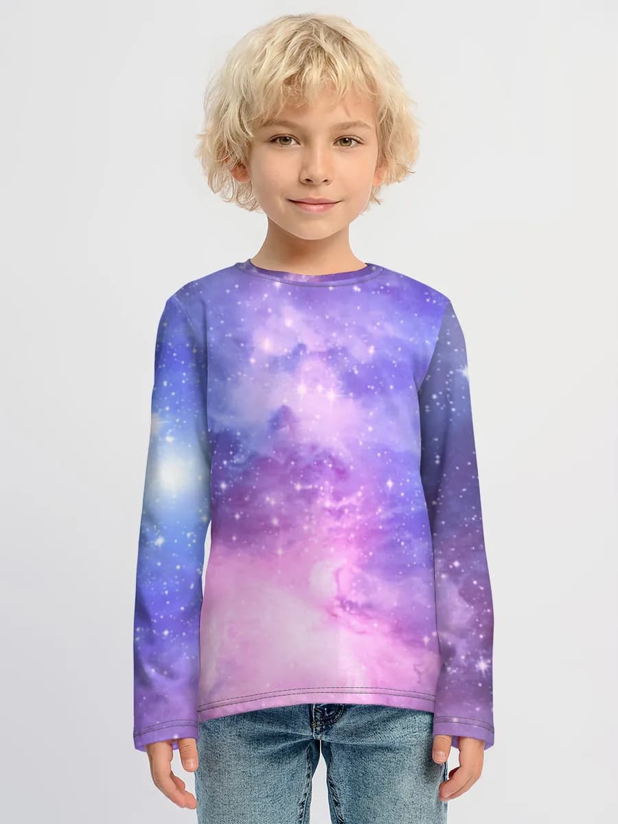 Children's cotton long sleeve shirt