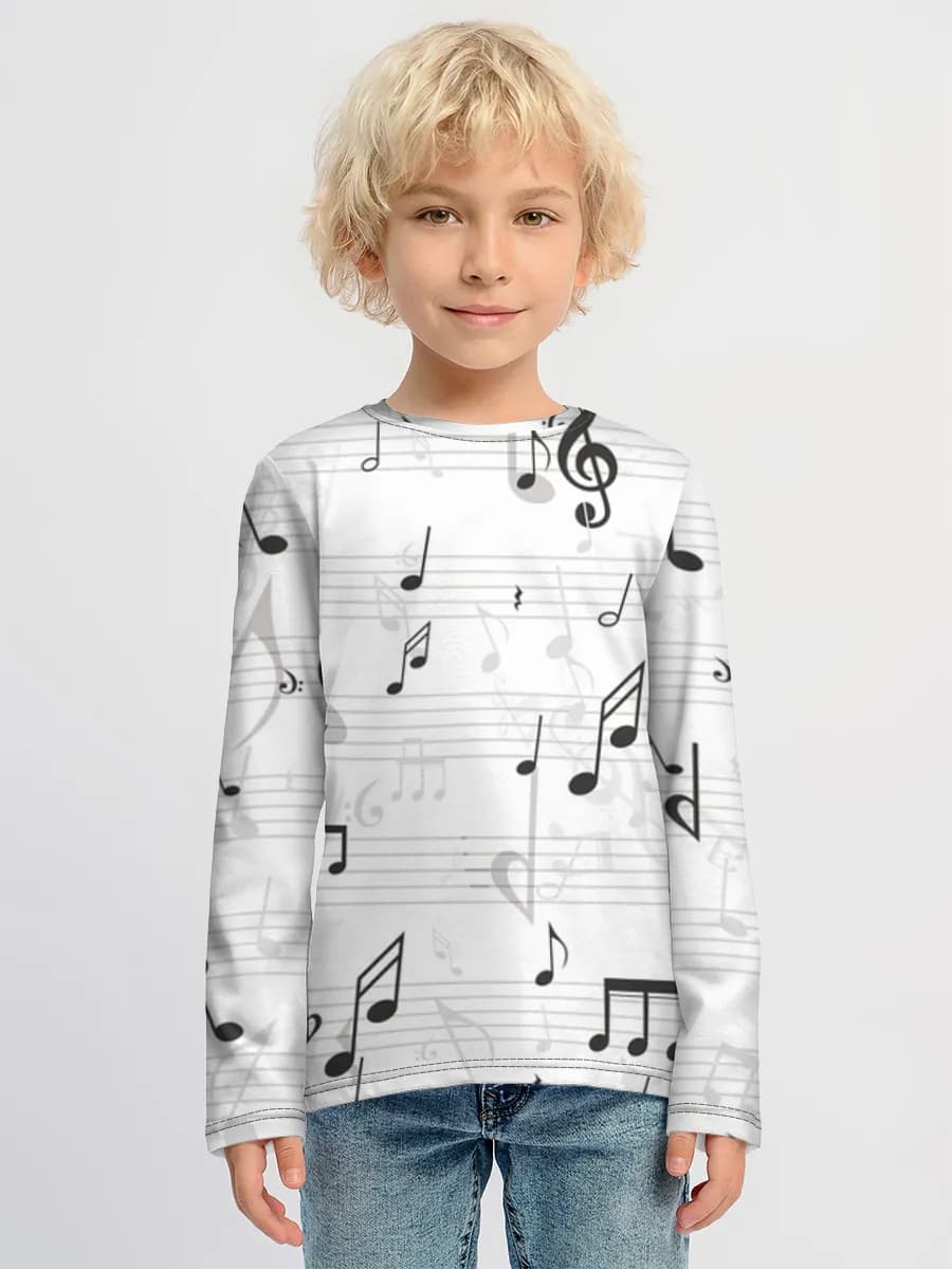 Children's cotton long sleeve shirt