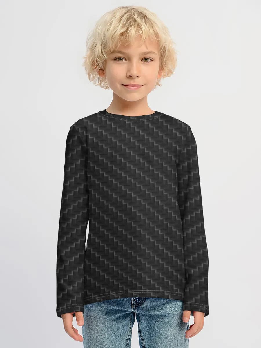 Children's cotton long sleeve shirt